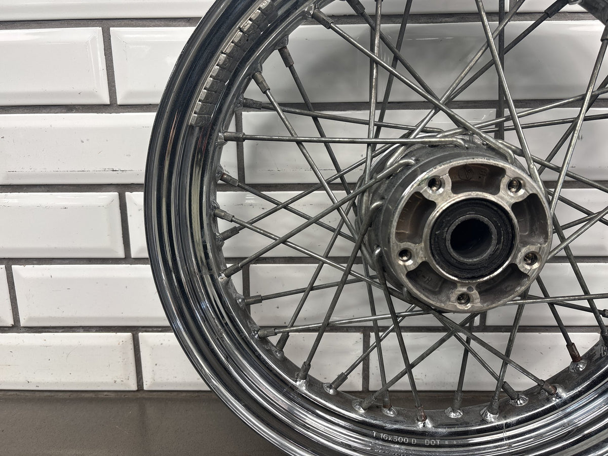 00-06 Harley Road King FLHR FLHRI FLHRCI Front Laced Wheel Chrome 16x3 40960-08