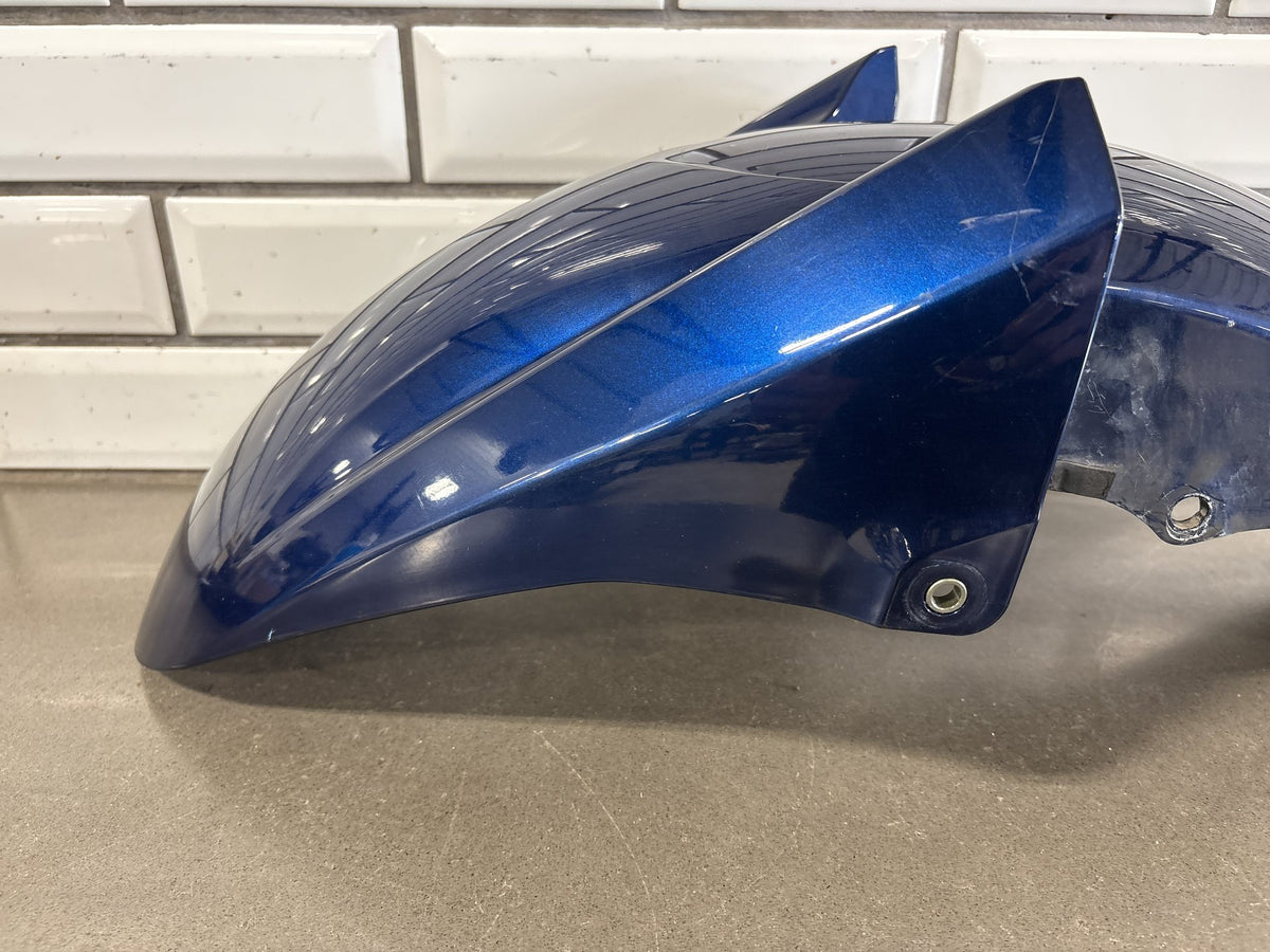 2006-2007 Yamaha FJR1300 Front Fender Mudguard Cobalt Blue OEM 3P6-21511-00-P2
