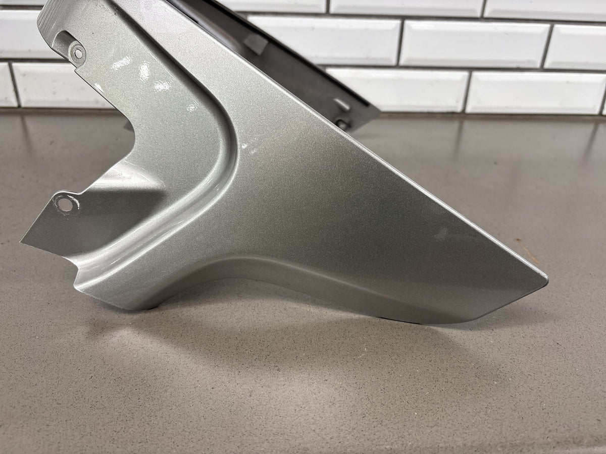 2006-2011 Yamaha FJR1300 Fuel Tank Front Cover Panel Silver OEM 3P6-24129-00-P0