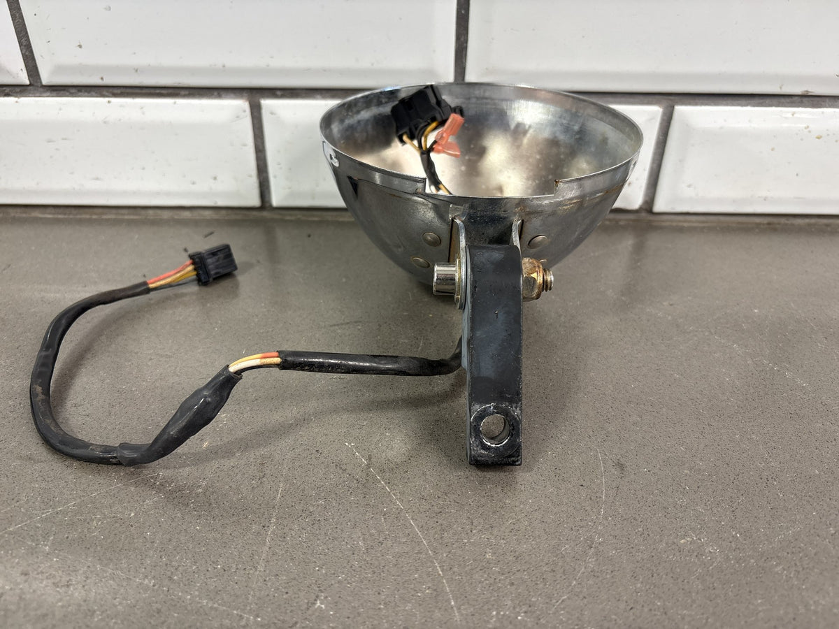 2006-2016 Harley Dyna FXD Headlight Bucket Housing Shell Chrome OEM 69162-06A