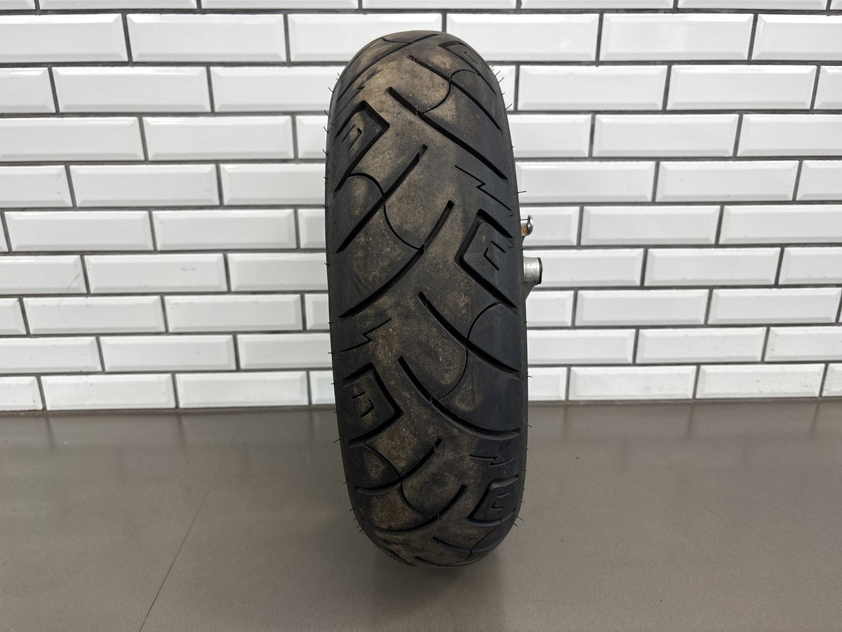 01-04 Suzuki Intruder Volusia VL800 Rear Wheel Rim Straight With White Wall Tire