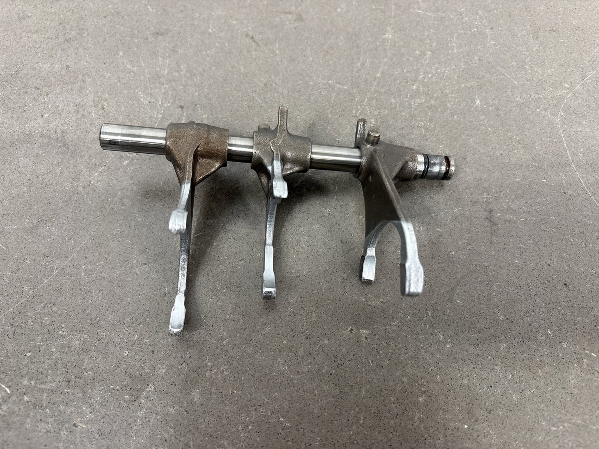 1995 Triumph Daytona 1200 Transmission Shift Forks with Rails OEM