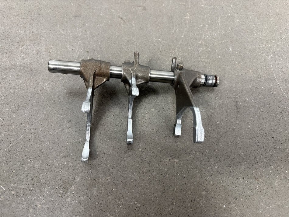 1995 Triumph Daytona 1200 Transmission Shift Forks with Rails OEM