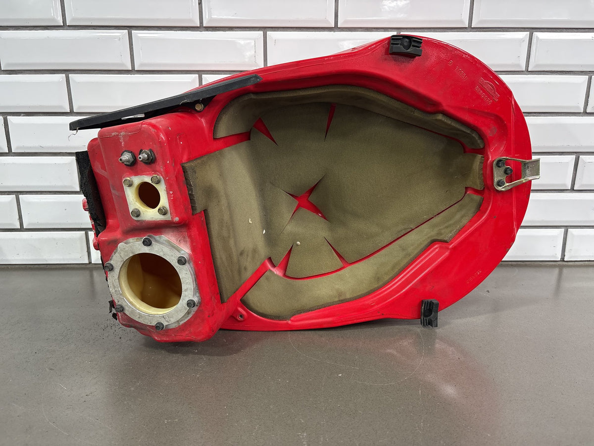 2005-2010 Triumph Sprint ST1050 OEM Fuel Gas Tank Assembly Red Sprint ST 1050