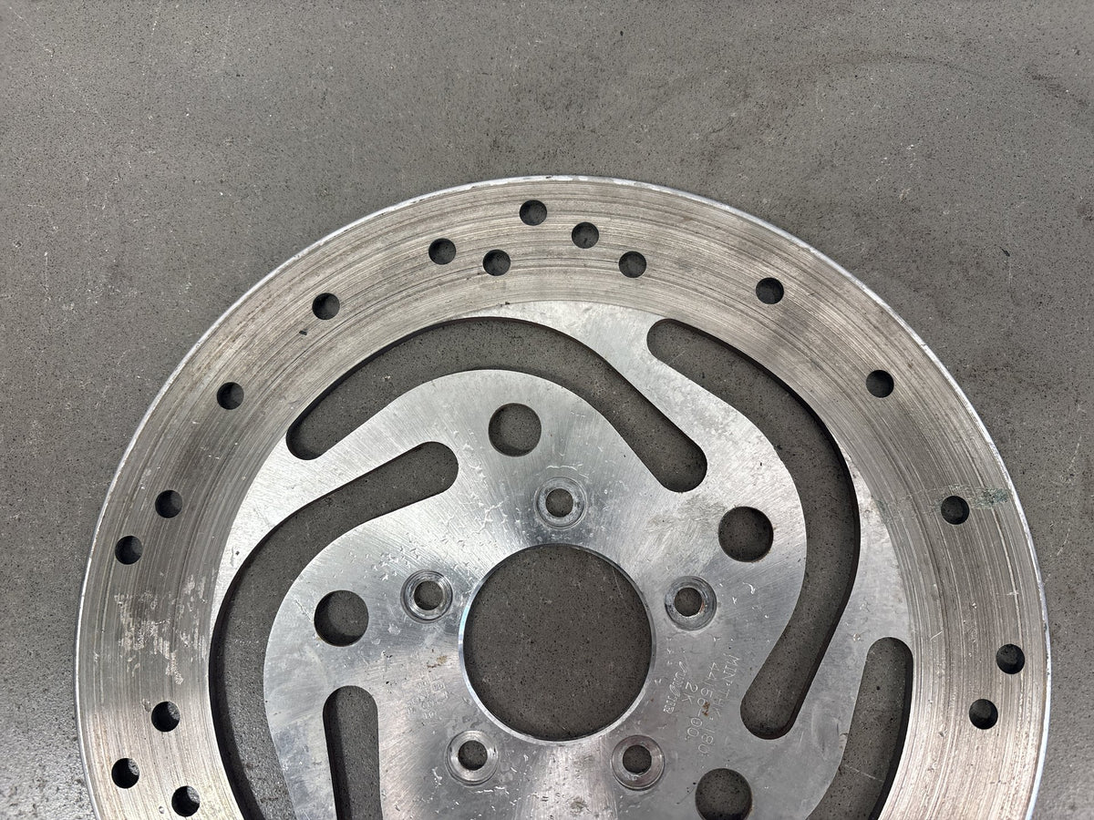 00-06 Harley Road King FLHR FLHRI FLHRCI Front Brake Rotor Pair Silver 44156-00