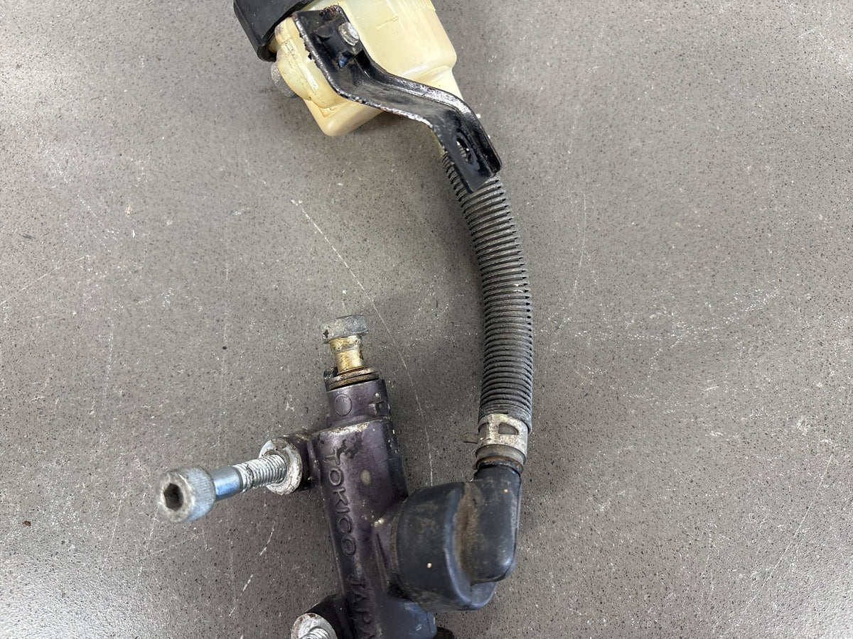 1983 Kawasaki GPZ750 ZX750A Rear Brake Master Cylinder with Reservoir OEM