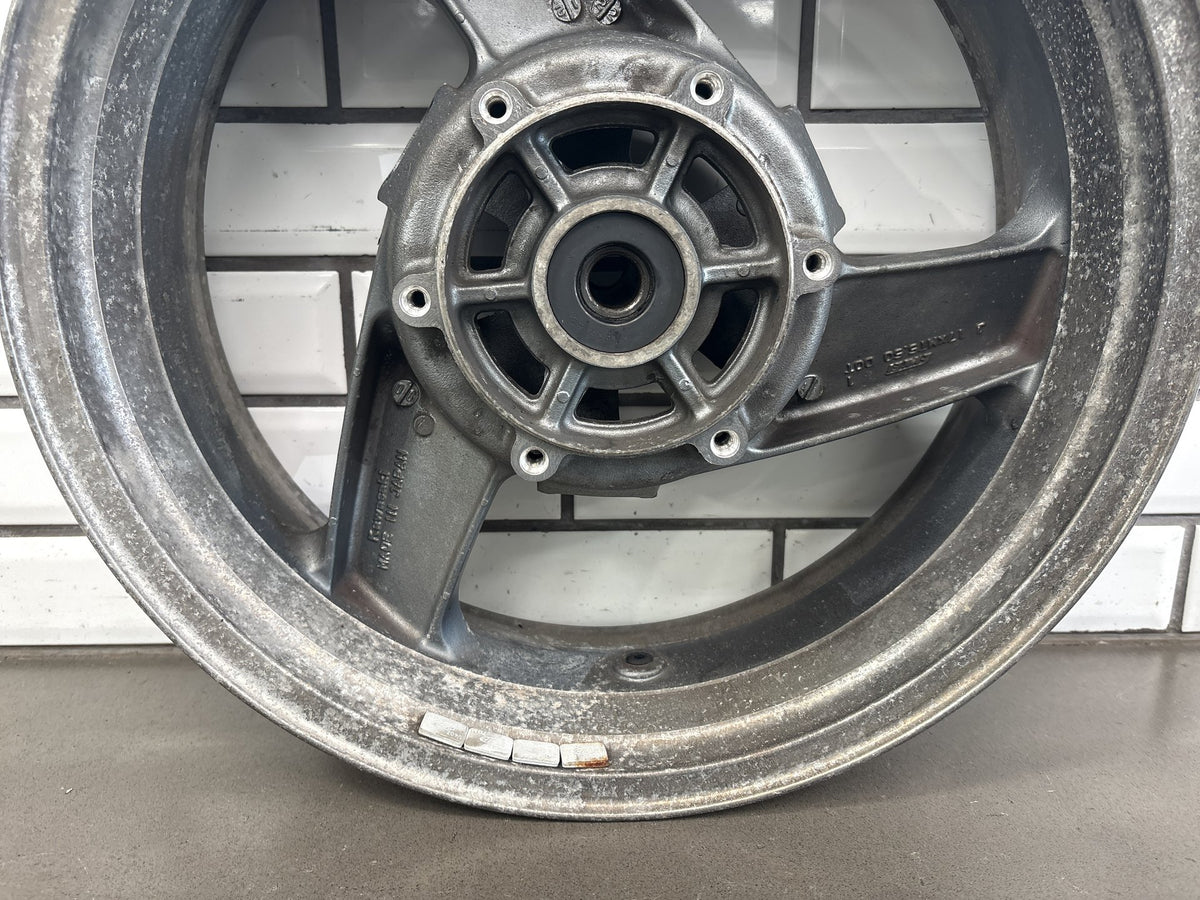 1990-1993 Kawasaki Ninja ZX-11 ZX1100C Rear Wheel Rim 17x5.50 OEM 41073-1464