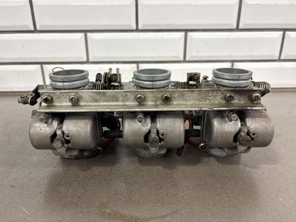 Suzuki GT750 OEM Carburetor Set Vintage Water Buffalo Mikuni