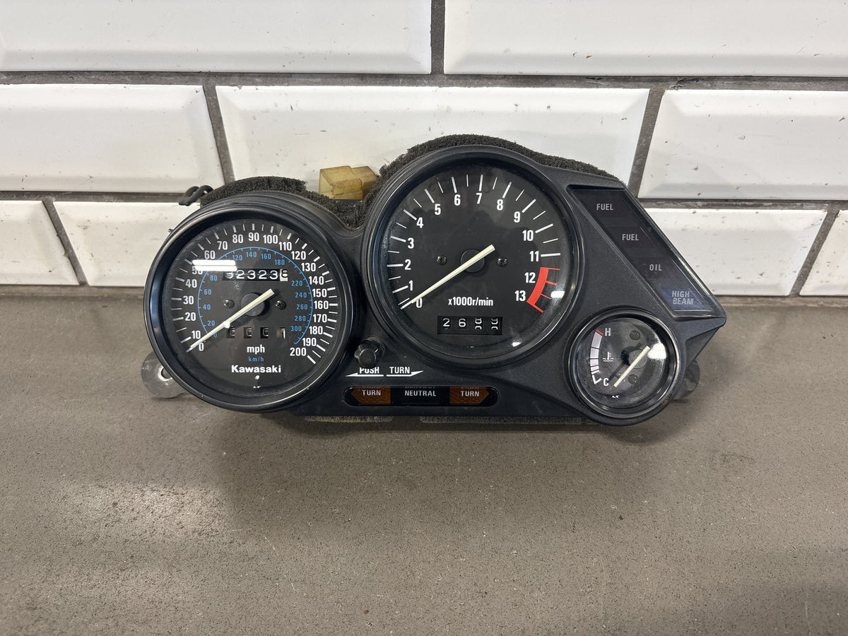 1990-1993 Kawasaki Ninja ZX-11 ZX1100C Speedometer Gauge Cluster MPH 25001-1789