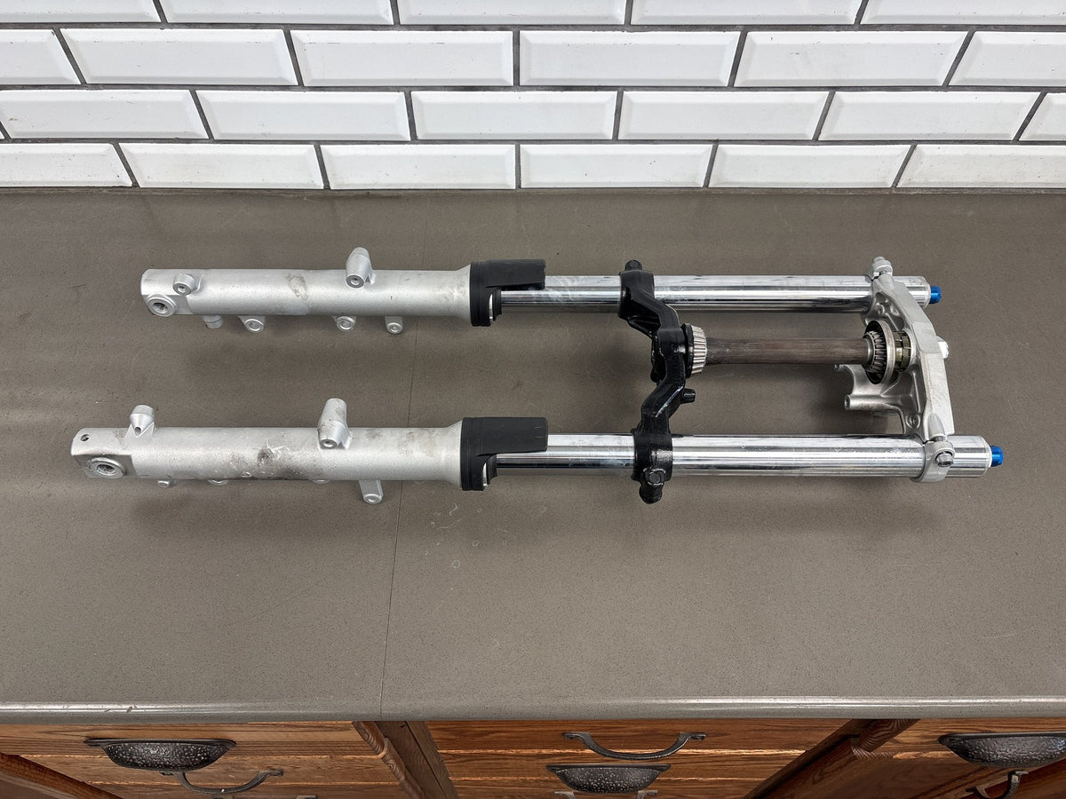 1999-2007 Yamaha YZF600R Front Forks Pair W Upper & Lower Triple Tree OEM