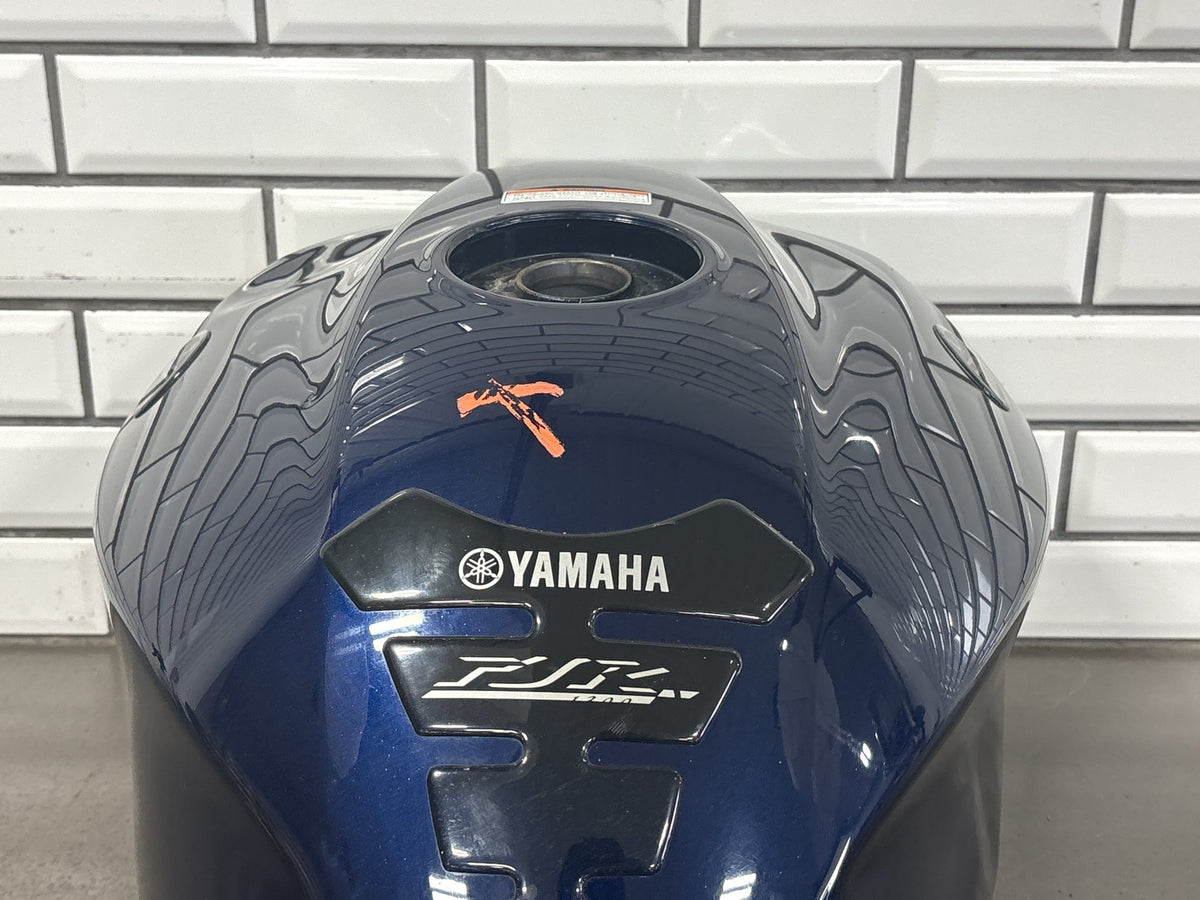 2006 Yamaha FJR1300 Fuel Gas Tank Cobalt Blue With Emblems OEM 3P6-Y2410-00-01