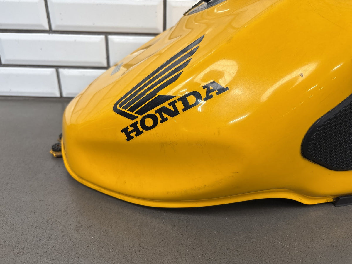 1999-2000 Honda Super Hawk VTR1000F Fuel Tank Yellow OEM 17520-MBB-A00ZB