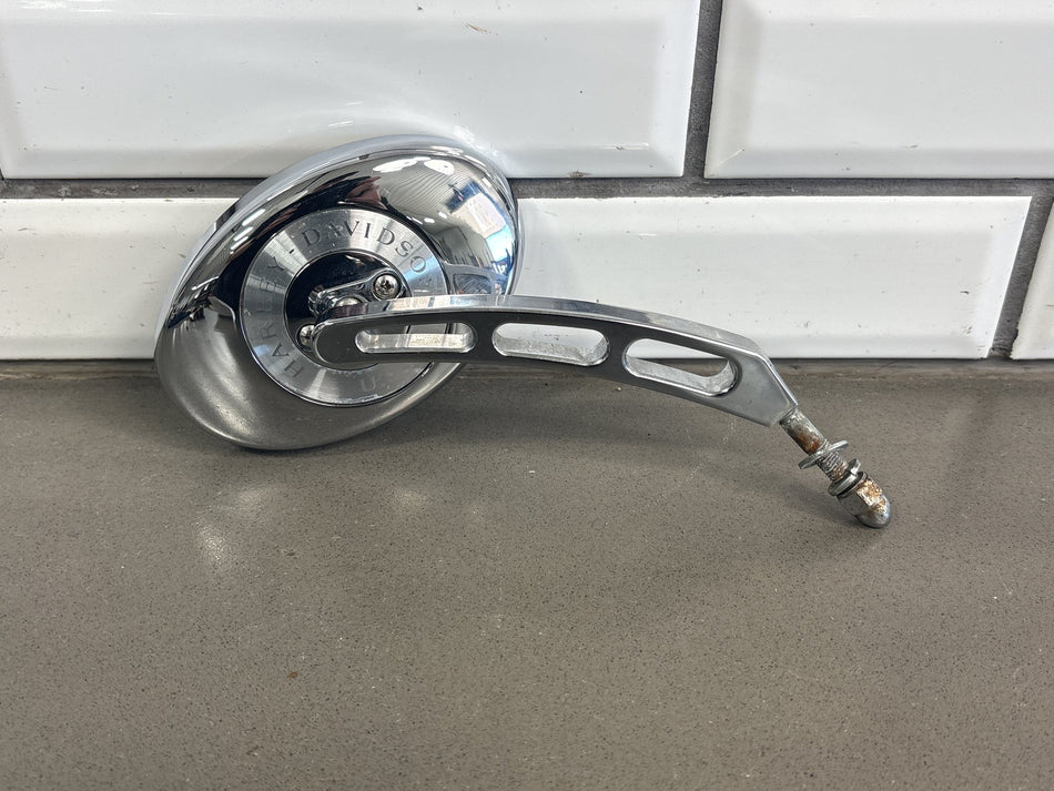 1982-2026 Harley Right Slotted Stem Profile Custom Mirror Chrome OEM 91697-06A