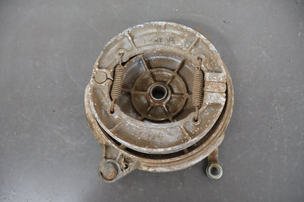 1973 Yamaha RD350 Rear Brake Hub Plate Assembly OEM