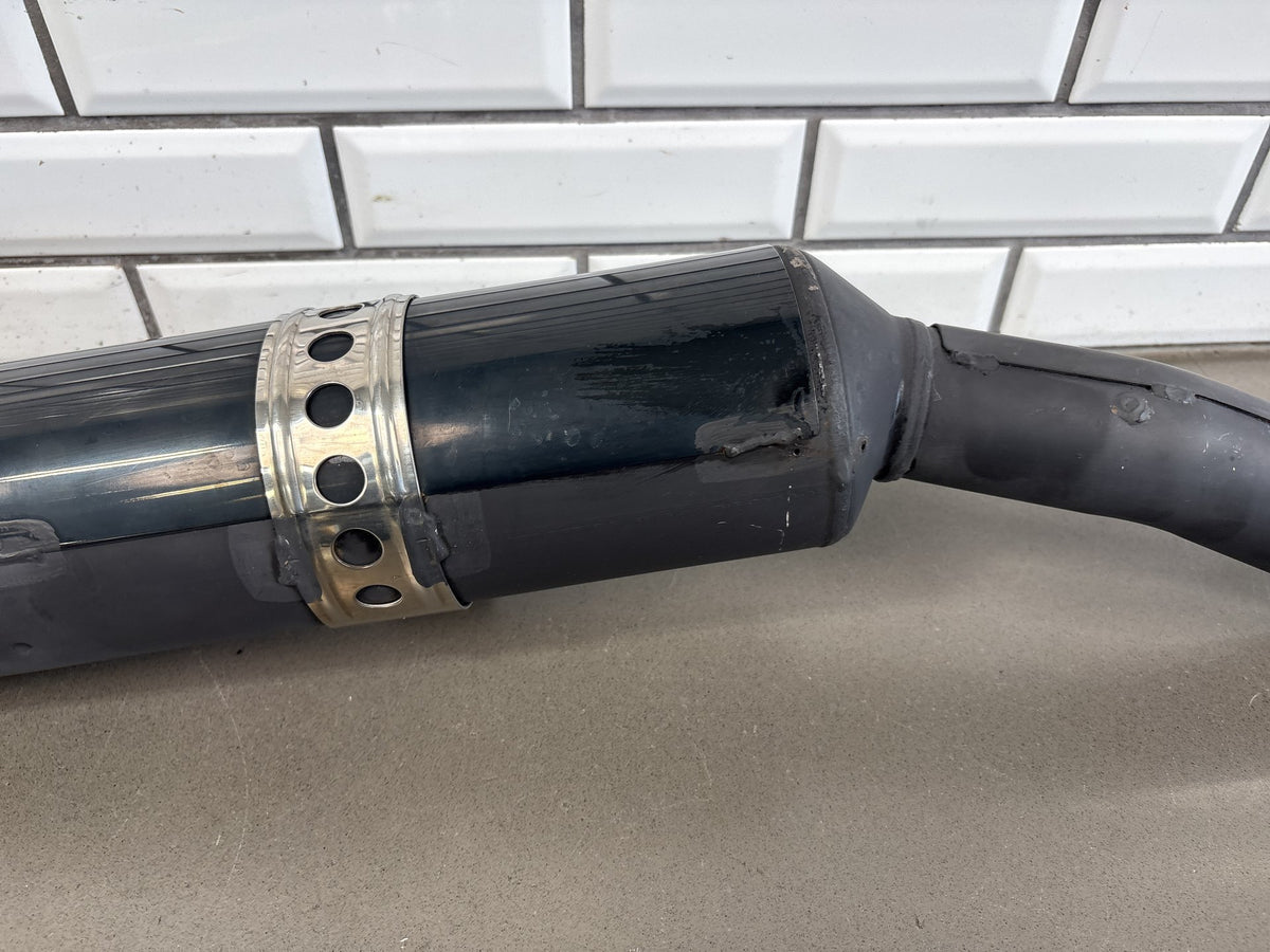 1999-2007 Yamaha YZF600R Muffler Silencer Black w/ Link Pipe Scratched OEM