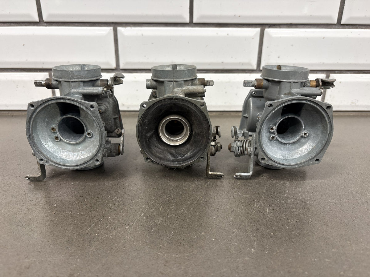1971 Honda CL350 Carburetors Lot of 3 with Rebuild Parts OEM