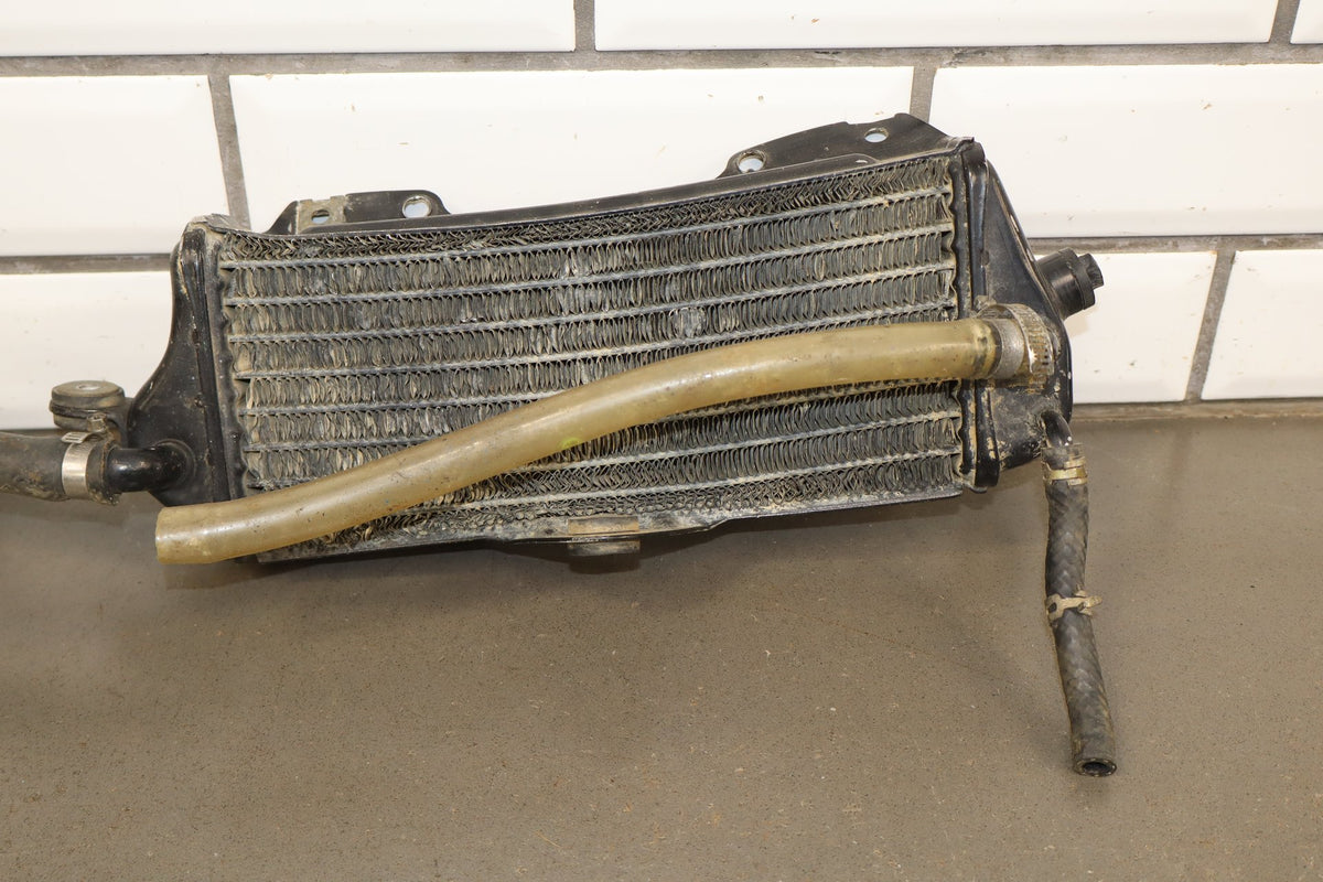 1990-1993 Kawasaki KX250 Left Right OEM Radiator Set with Hoses
