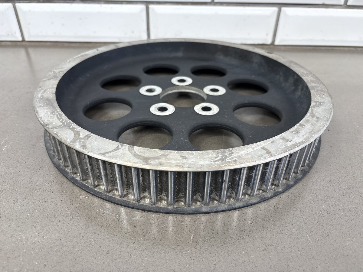 00-03 Harley Road King FLHR FLHRI FLHRCI Rear Pulley Black 70 Tooth OEM 40217-00