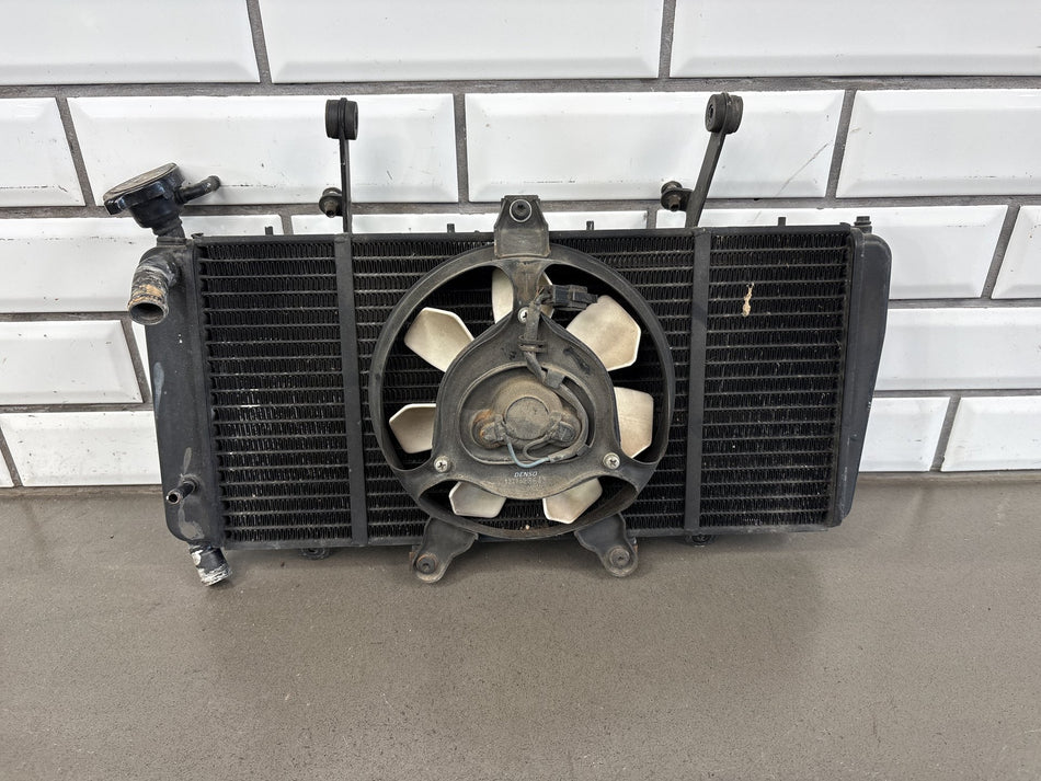 2005-2010 Triumph Sprint ST 1050 Radiator Assembly with Cooling Fan