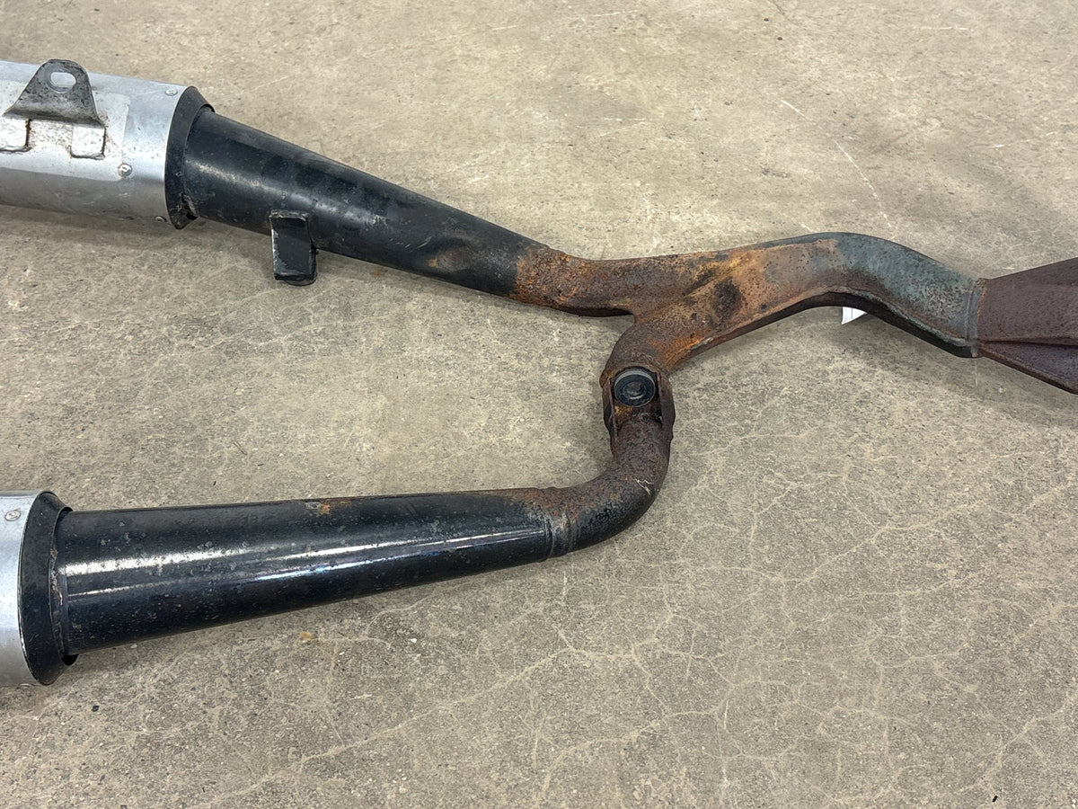 1990-1993 Kawasaki Ninja ZX11 Complete OEM Exhaust System Header Pipes
