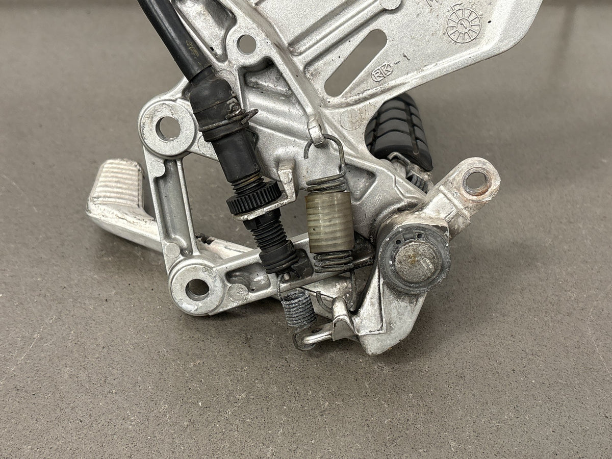 2002 Honda Interceptor 800 VFR800 Right Rearset W/ Brake Pedal Peg Switch OEM