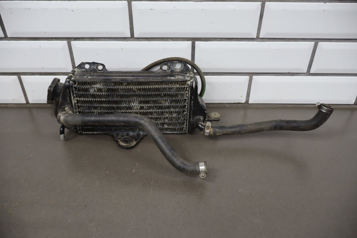 1990-1993 Kawasaki KX250 Left Right OEM Radiator Set with Hoses