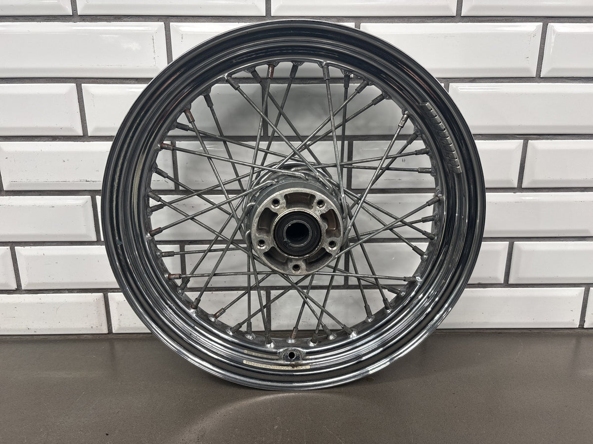 00-06 Harley Road King FLHR FLHRI FLHRCI Front Laced Wheel Chrome 16x3 40960-08