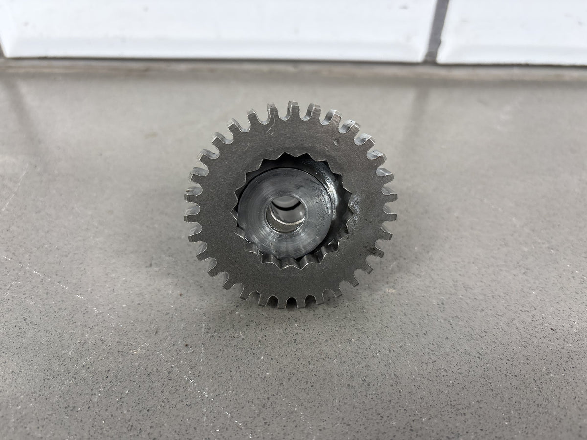 1975 Suzuki RV125 Kickstart Gear with Shaft Spring OEM