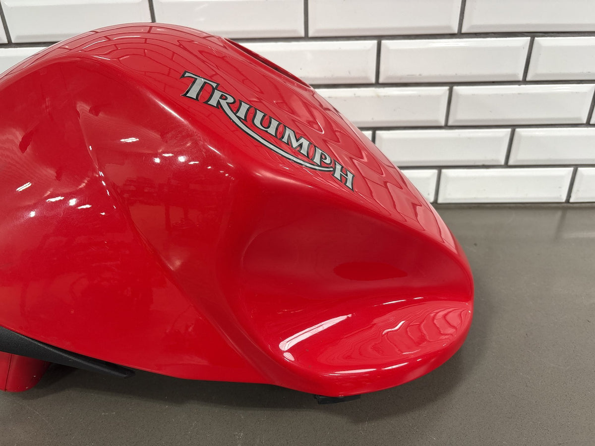 2005-2010 Triumph Sprint ST1050 OEM Fuel Gas Tank Assembly Red Sprint ST 1050