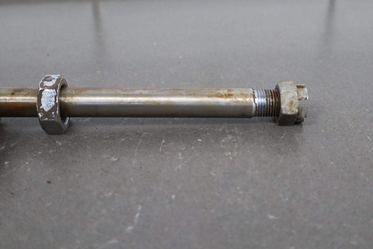 1973 Yamaha RD350 Rear Axle Pivot Bolt Nut Chain Adjusters Assembly OEM