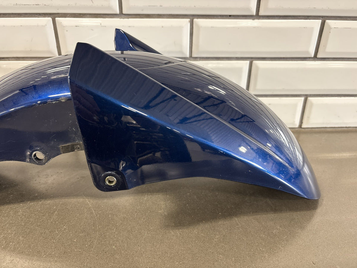 2006-2007 Yamaha FJR1300 Front Fender Mudguard Cobalt Blue OEM 3P6-21511-00-P2