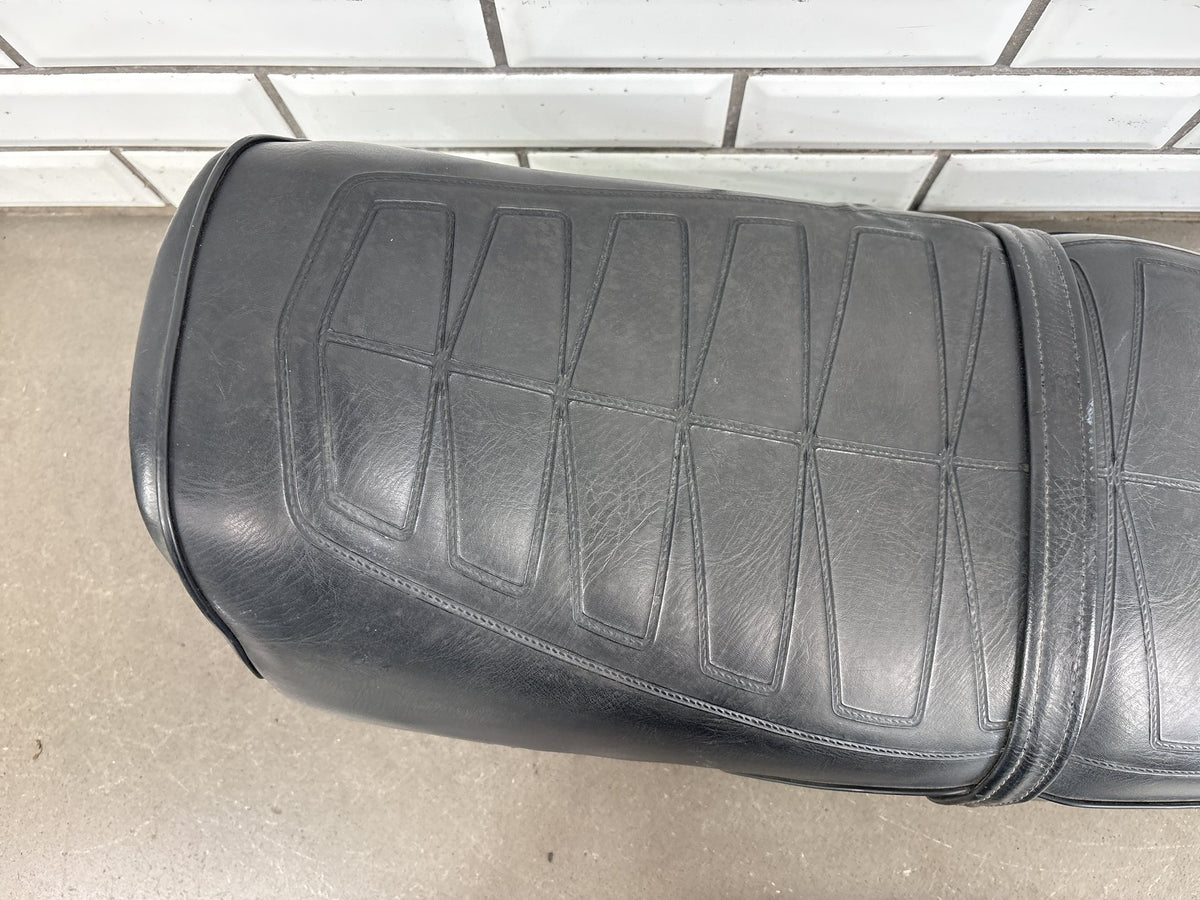 1979-1982 Honda CB750 Super Sport OEM Seat Assembly Foam Pan Cover Black Vintage