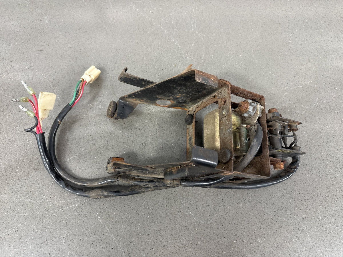 1973 Yamaha RD350 Battery Tray with Voltage Regulator OEM