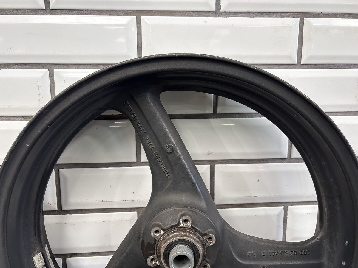 1998-2000 Honda Super Hawk VTR1000F Front Wheel Rim 17x3.50 OEM 44650-MBB-000