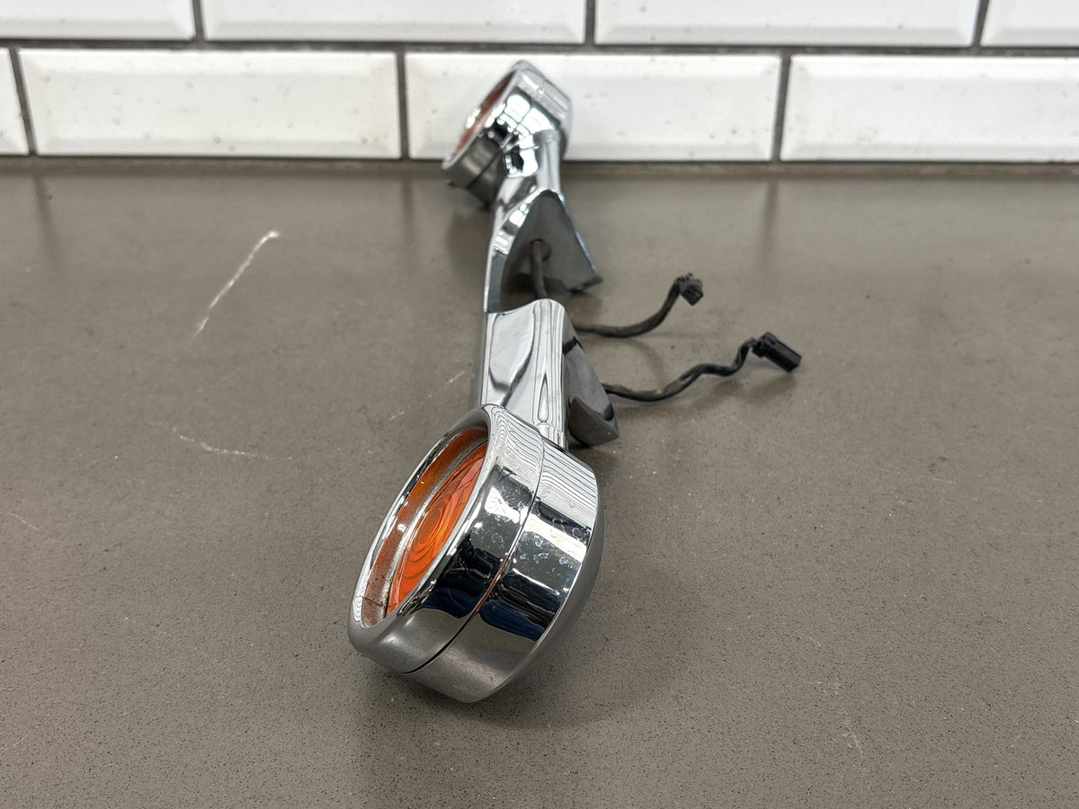 1999-2006 Harley Road King FLHR FLHRCI Rear Turn Signal Bar Chrome OEM 68510-74C