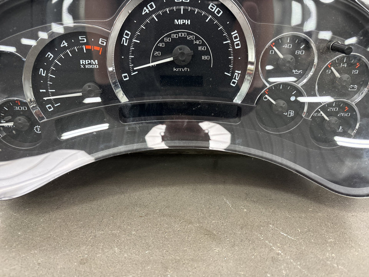 03-06 GMT800 Cadillac Escalade Platinum Speedometer Cluster Rebuilt LED 174k