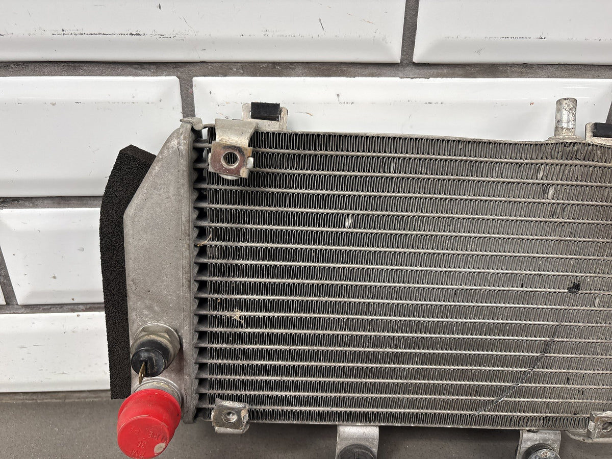2002 Honda Interceptor 800 VFR800 Left Radiator With Grille Guard OEM