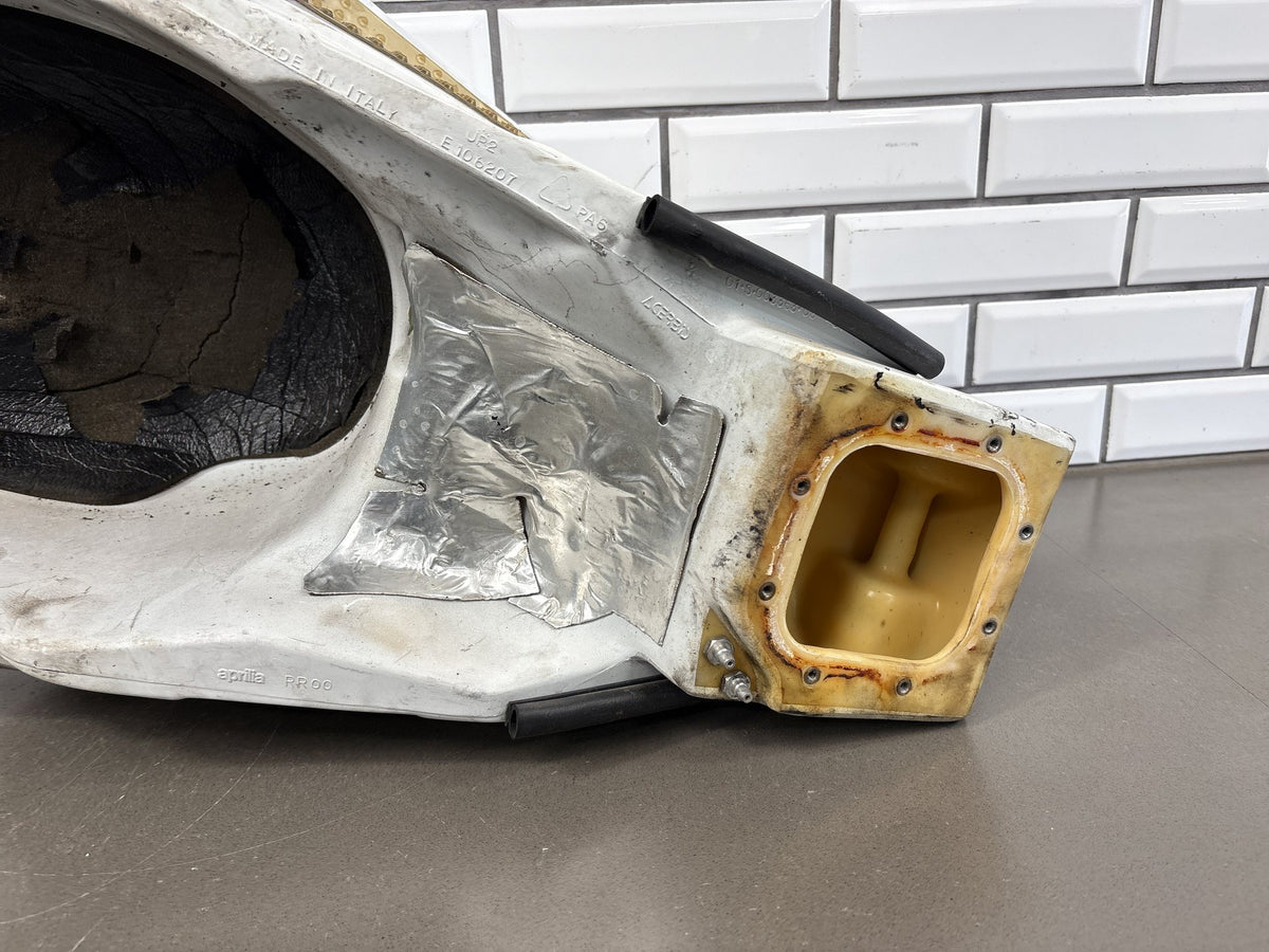 2004-2009 Aprilia RSV 1000 R RSV1000R Fuel Tank Gas Tank White OEM
