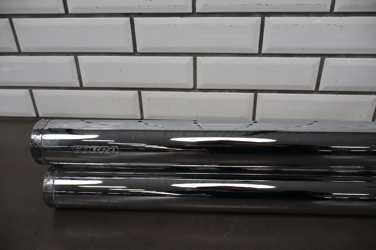 COBRA Streetrod Straight Cut Exhaust System for Suzuki VL 800 Intruder 01-09