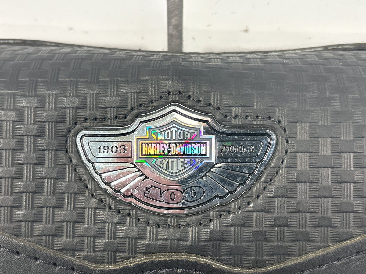 2003 Harley Road King FLHRCI 100th Anniversary Windshield Bag Leather OEM