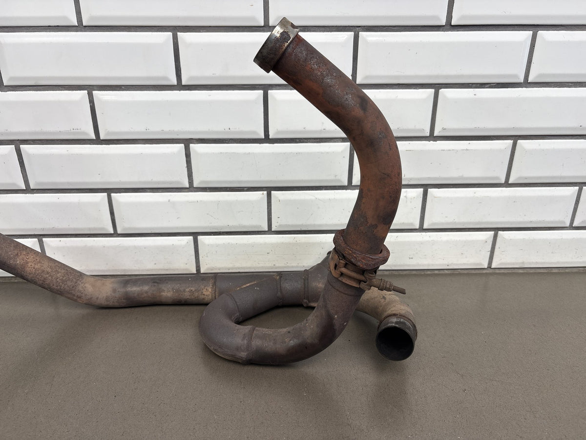 2000 Honda Super Hawk 1000 VTR1000F Exhaust GPR Slip On Mufflers Headers Rusty
