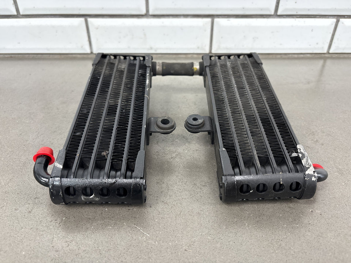 2004-2010 Aprilia RSV 1000 R Oil Coolers Pair OEM Tested Low Mileage