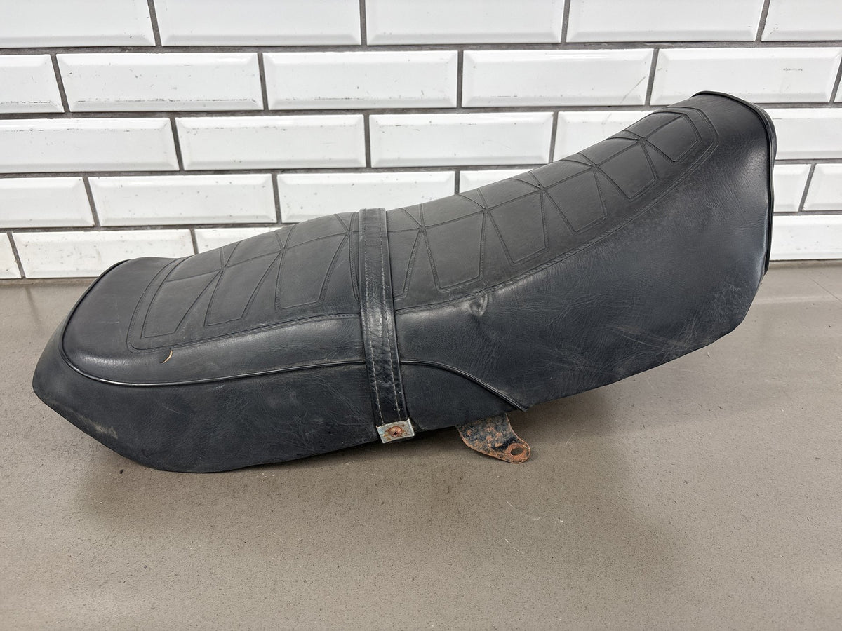1979-1982 Honda CB750 Super Sport OEM Seat Assembly Foam Pan Cover Black Vintage