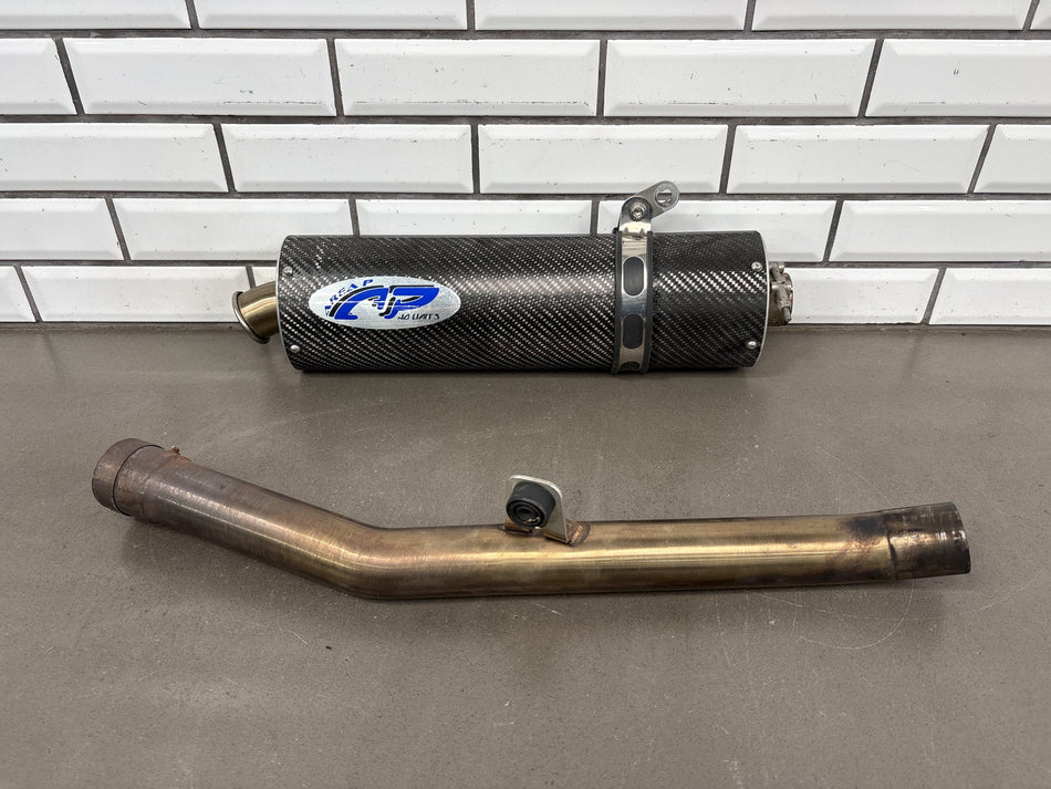 2010-2014 Kawasaki Concours 14 AREA P Carbon Fiber Slip On Exhaust System