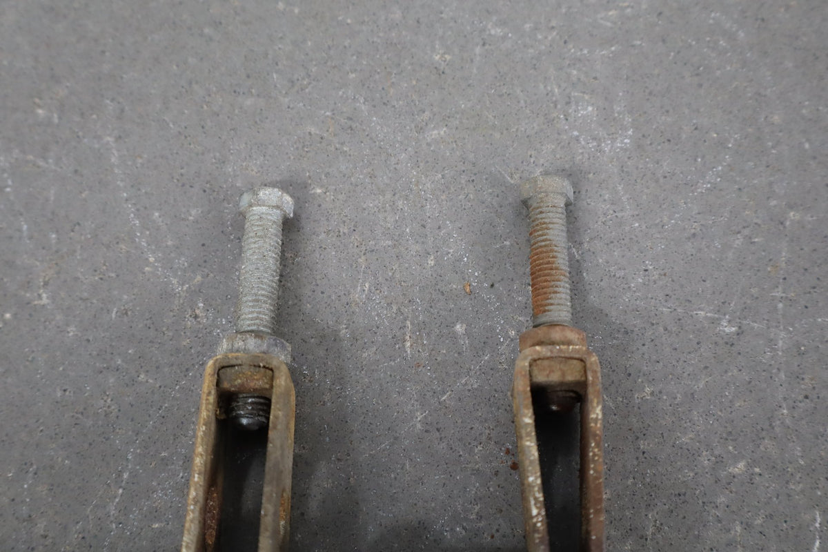 1973 Yamaha RD350 Rear Axle Pivot Bolt Nut Chain Adjusters Assembly OEM