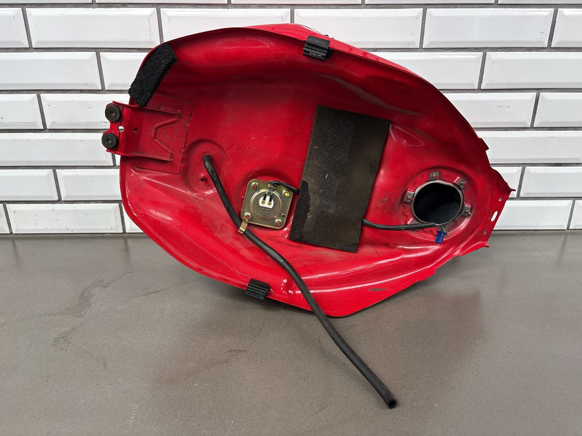 2002 Honda VFR800 Interceptor Fuel Gas Tank Red Dented With Cap OEM