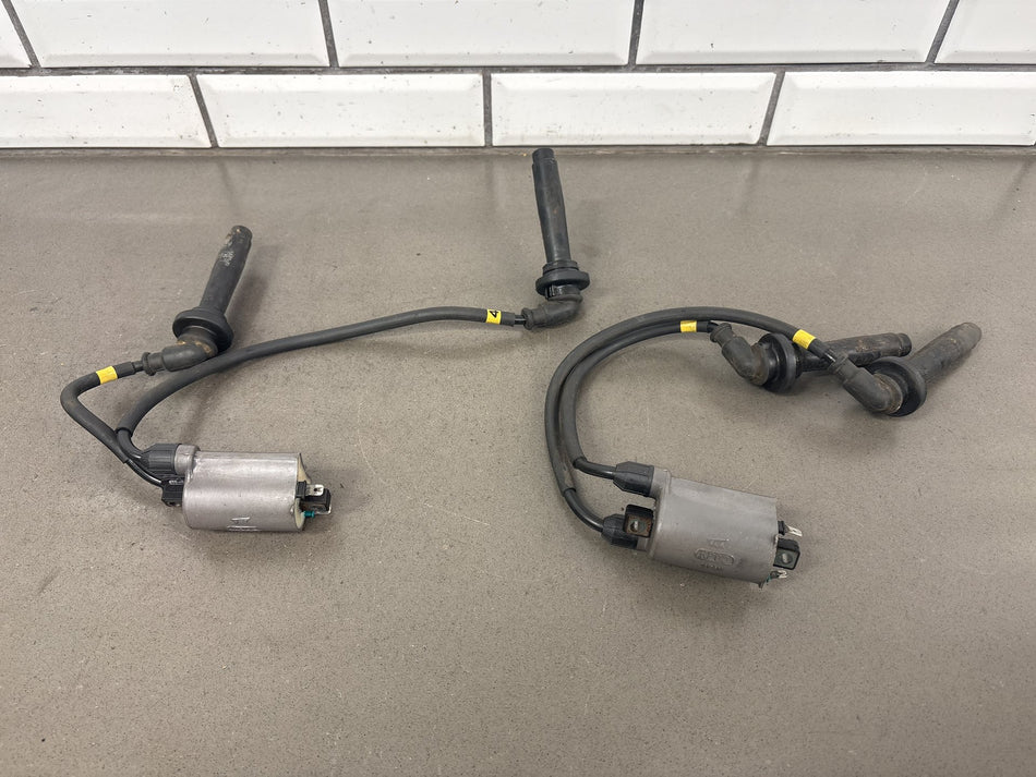 1990-1993 Kawasaki Ninja ZX-11 ZX1100C Ignition Coil Set OEM 21121-1166