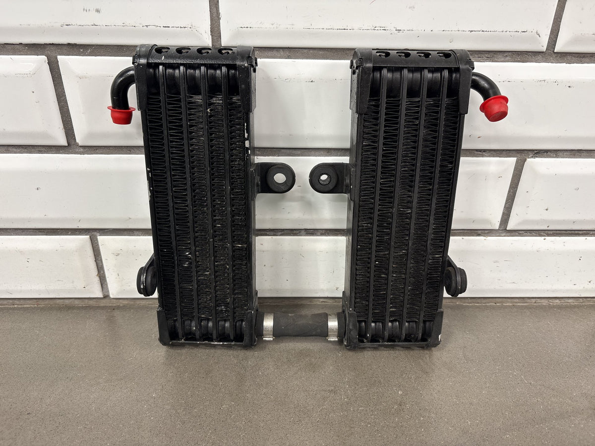 2004-2010 Aprilia RSV 1000 R Oil Coolers Pair OEM Tested Low Mileage