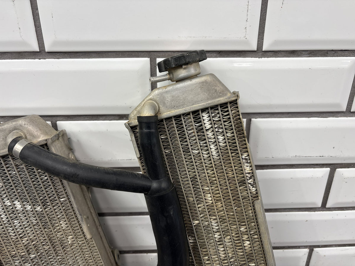 2000-2007 Suzuki DRZ400E DRZ400 Radiators Left Right Pair with Hoses OEM