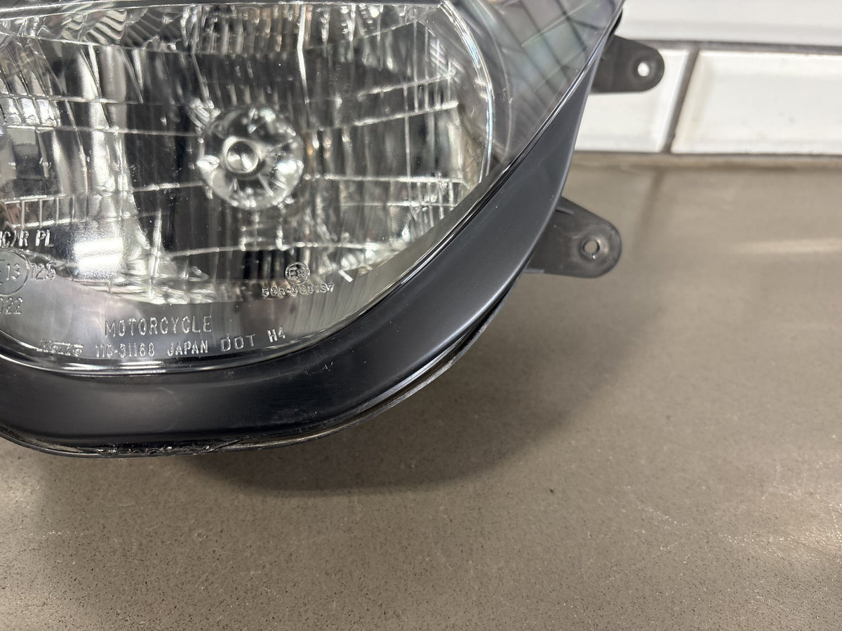 1999-2007 Yamaha YZF600R 3K Mile Headlight Assembly Koito H4 Clear Lens OEM